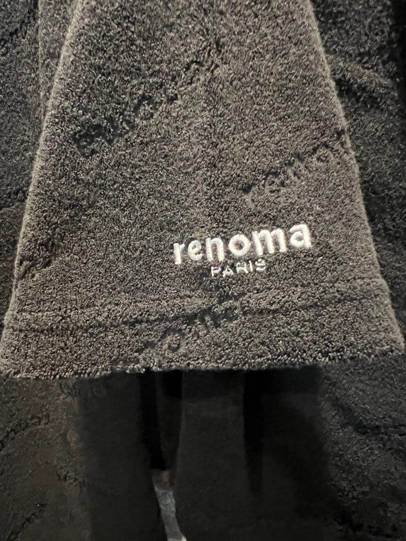 renoma golf　セットアップ　黒　上下XL