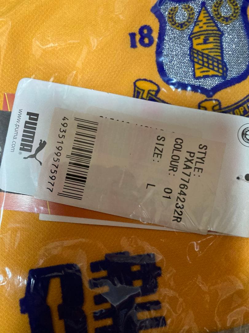 プーマ　エバートン　ユニホーム　US Lサイズ 未開封品