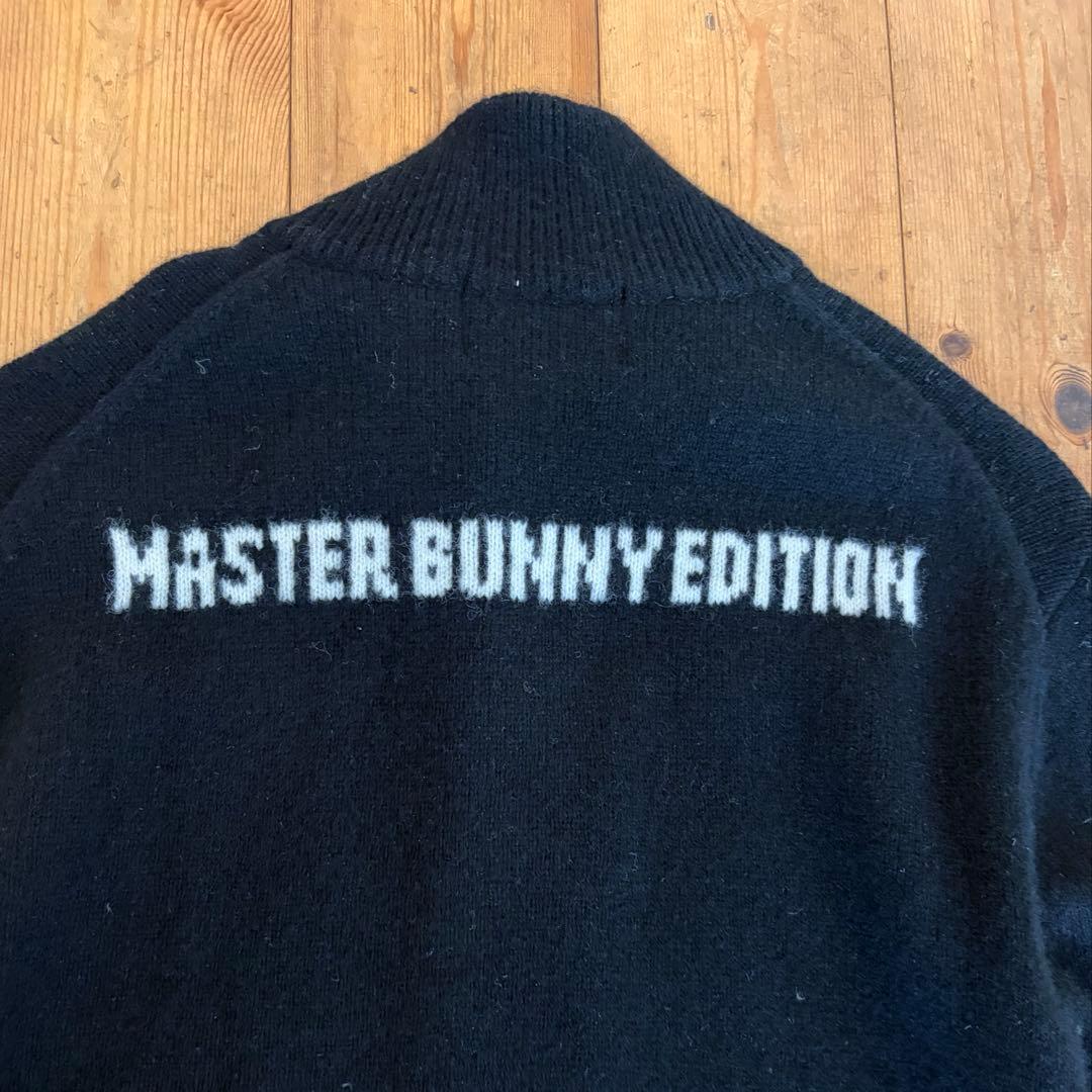 MASTER BUNNY EDITION ブラック　カーディガン