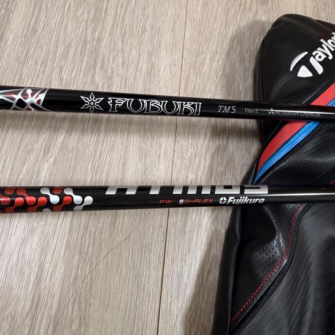 TaylorMade M4 ドライバー フェアウェイウッド 2本セット 1W5W