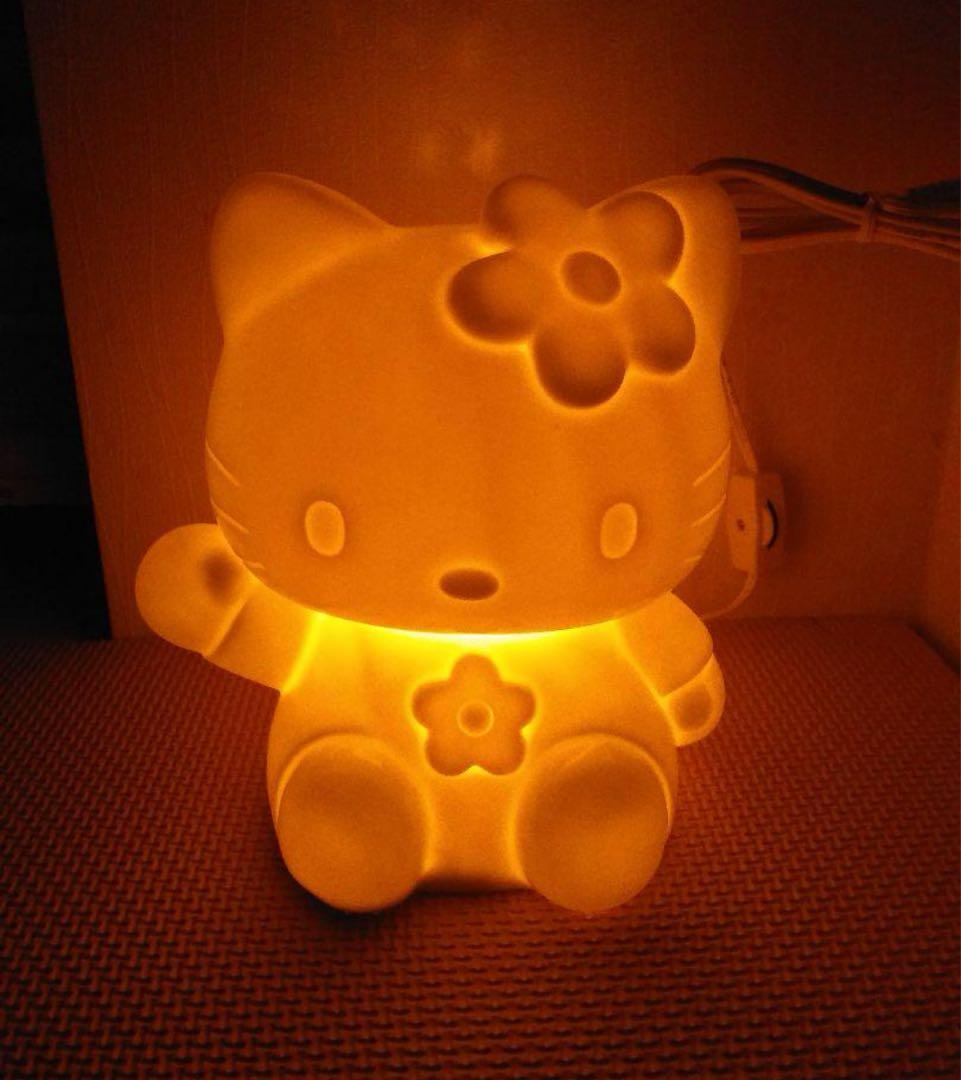 【新品未使用＊ラスト1点】　激レア　キティちゃんルームランプ　(陶器製)