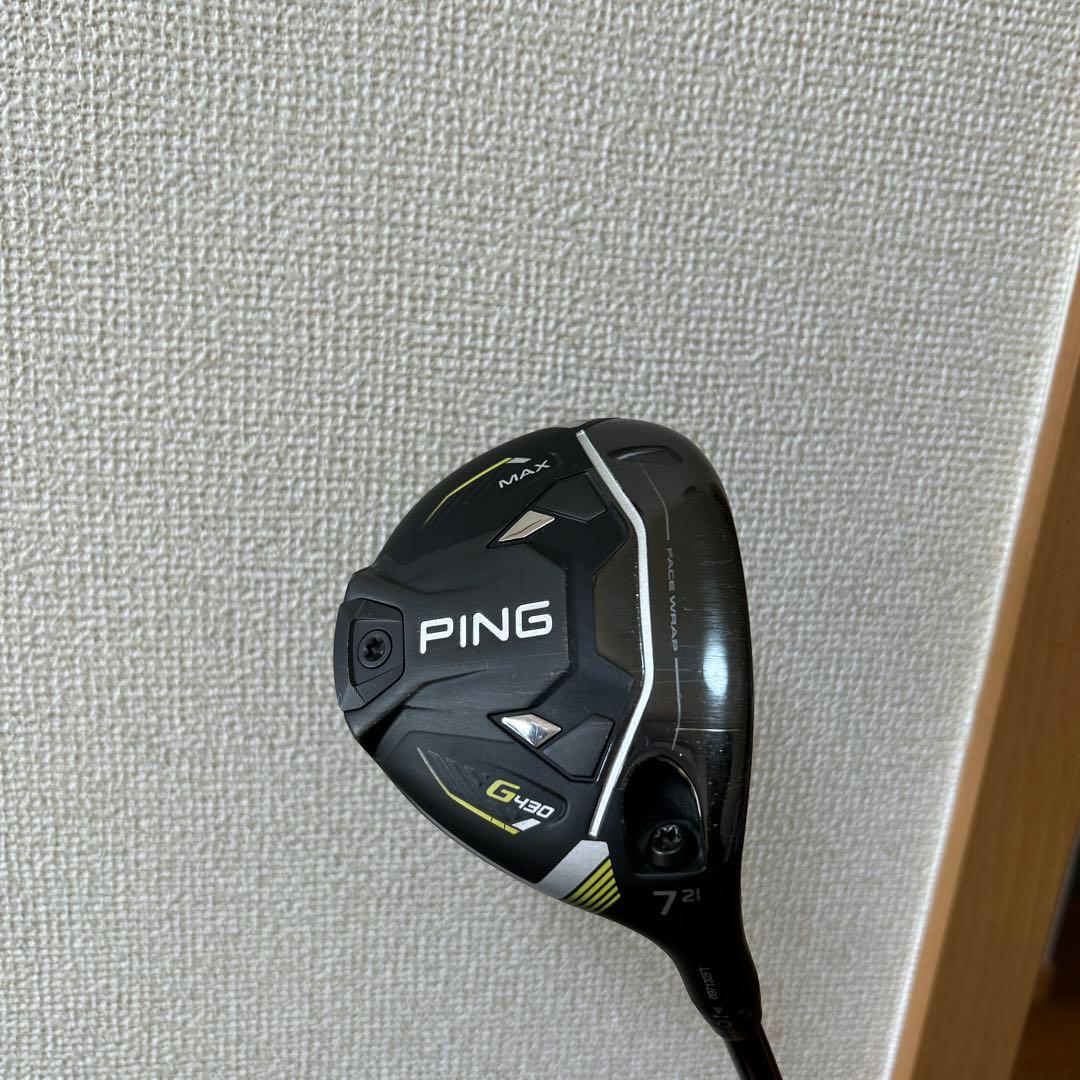 G430MAX 7wフェアウェイウッド　ping tour Black 65S