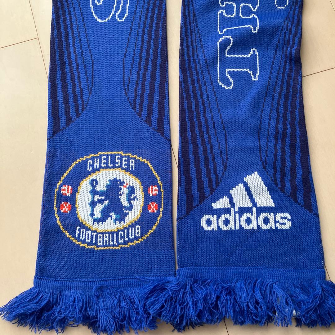 公式　CHELSEA FOOTBALL CLUB マフラー　adidas