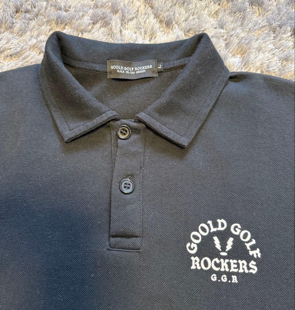 GOOLD GOLF ROCKERS ポロシャツ 黒