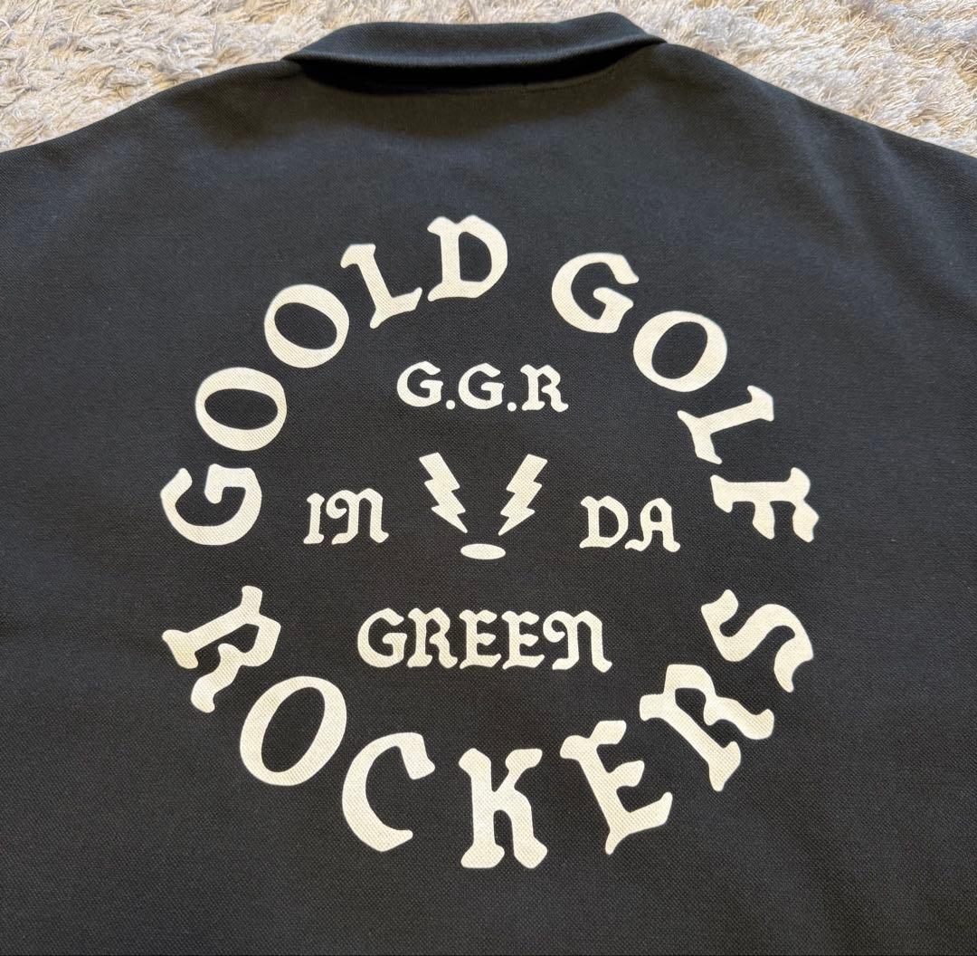 GOOLD GOLF ROCKERS ポロシャツ 黒