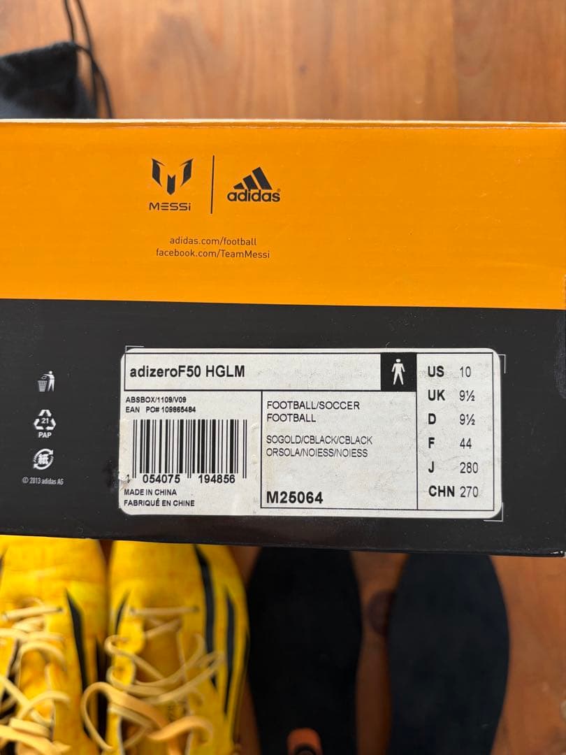シューズ adidas adizero F50 HGLM US10