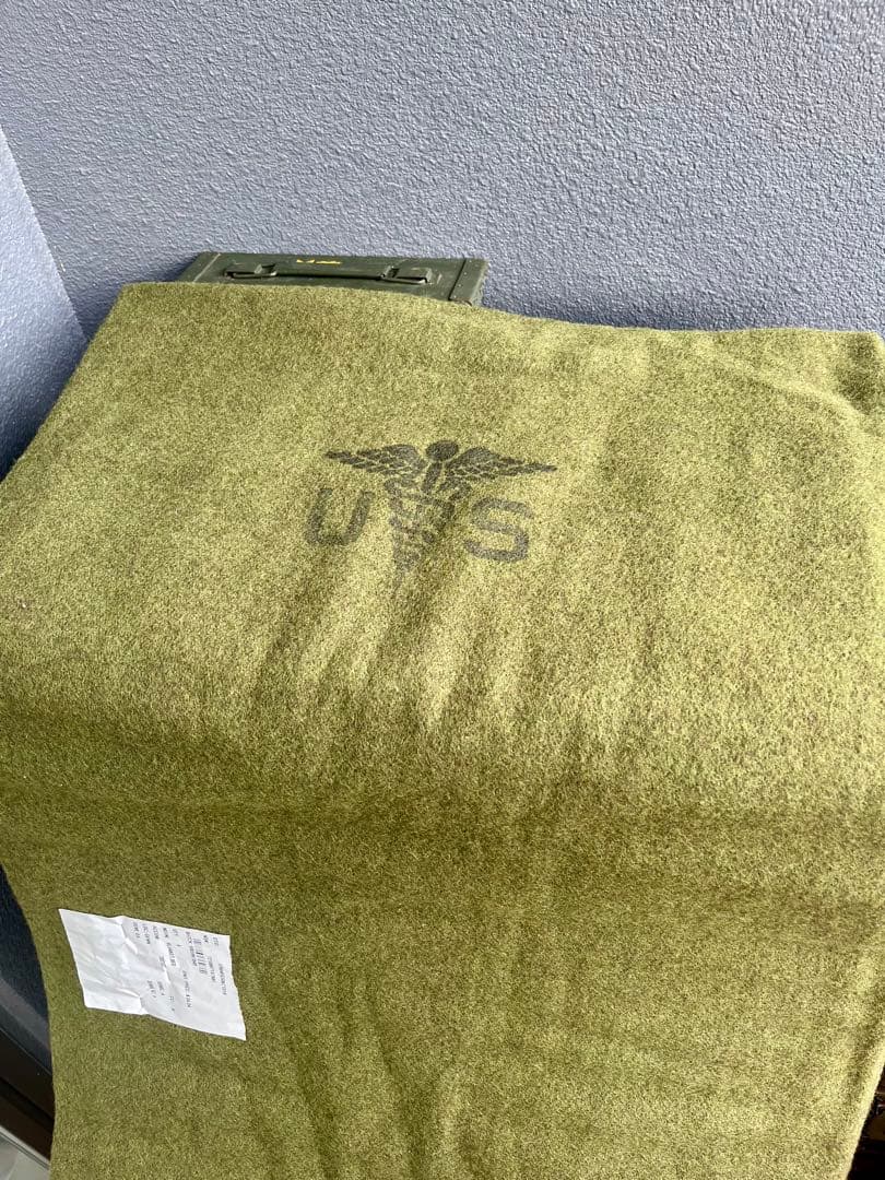 米軍放出未使用品USARMYMEDICAL 軍毛布 ブランケット デッドストック