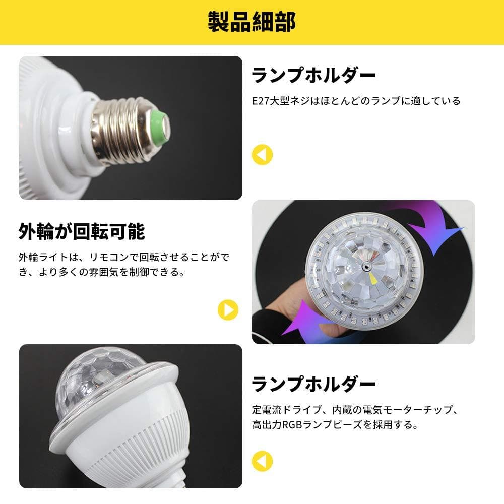 リモコンLED ミラーボール