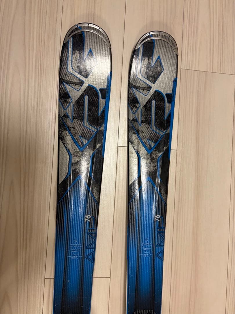 K2 ケーツー AMP76 スキー板156cm