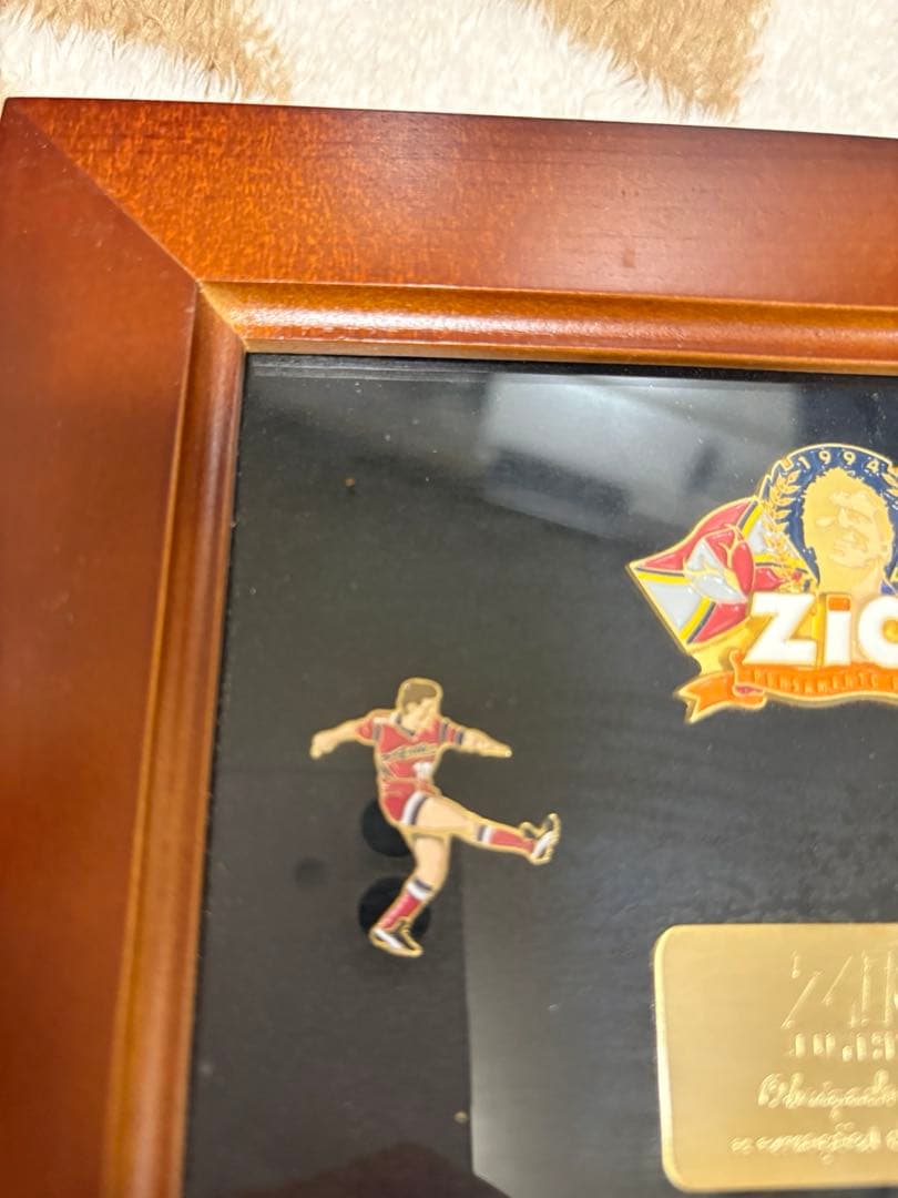 zico ジーコ　ピンズセット　額入り1994サッカーJリーグ