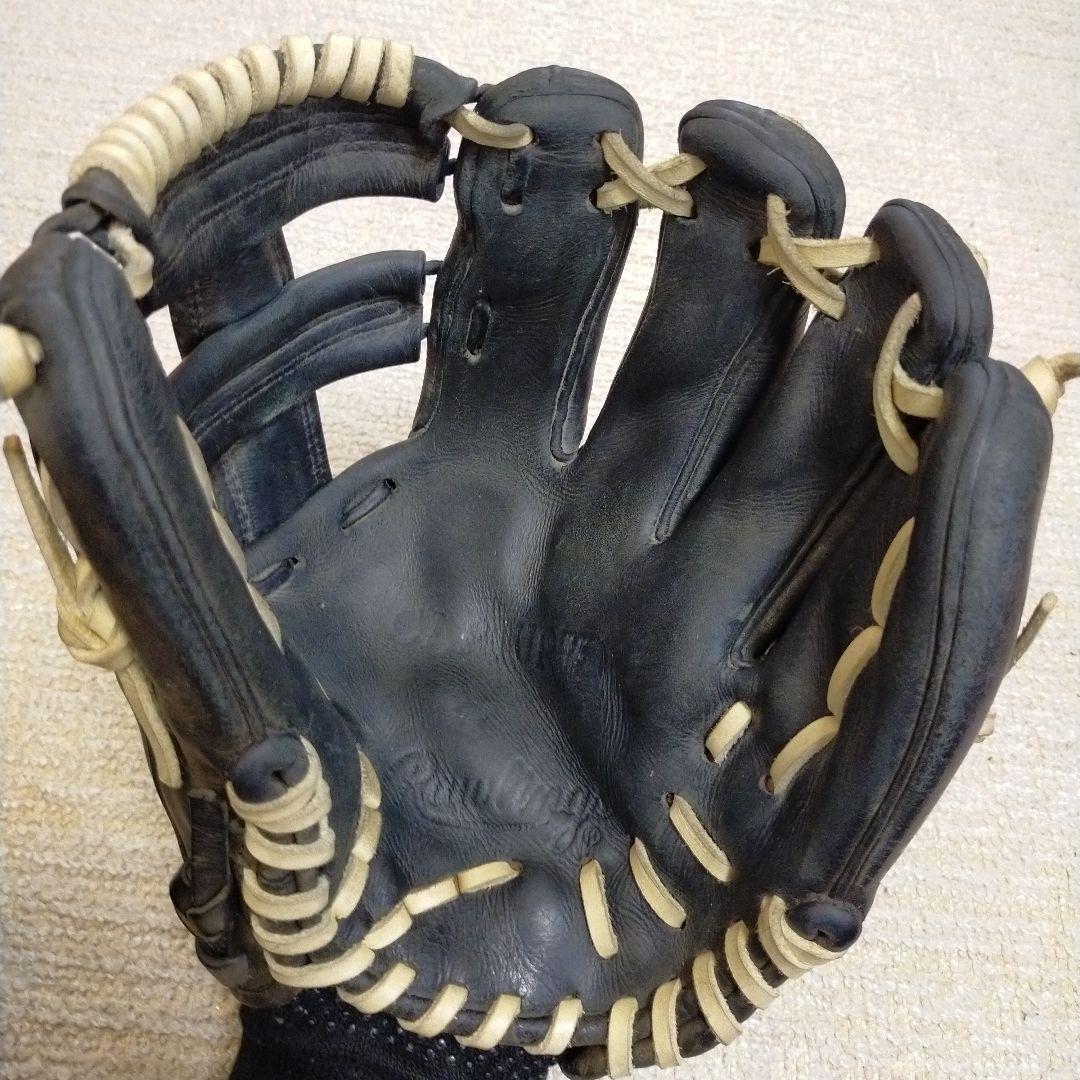 Rawlings 硬式野球グローブ 右投げ用　内野　黒