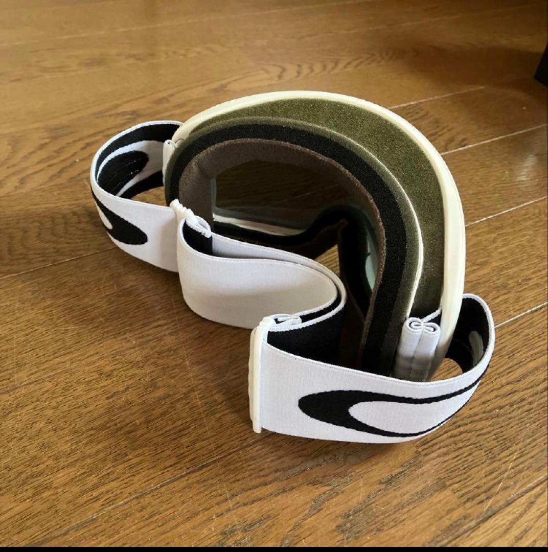 OAKLEY ゴーグル ホワイト 紫レンズ