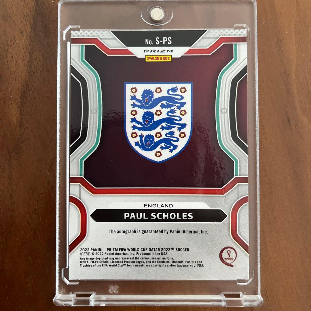 panini prism ポールスコールズ　サイン