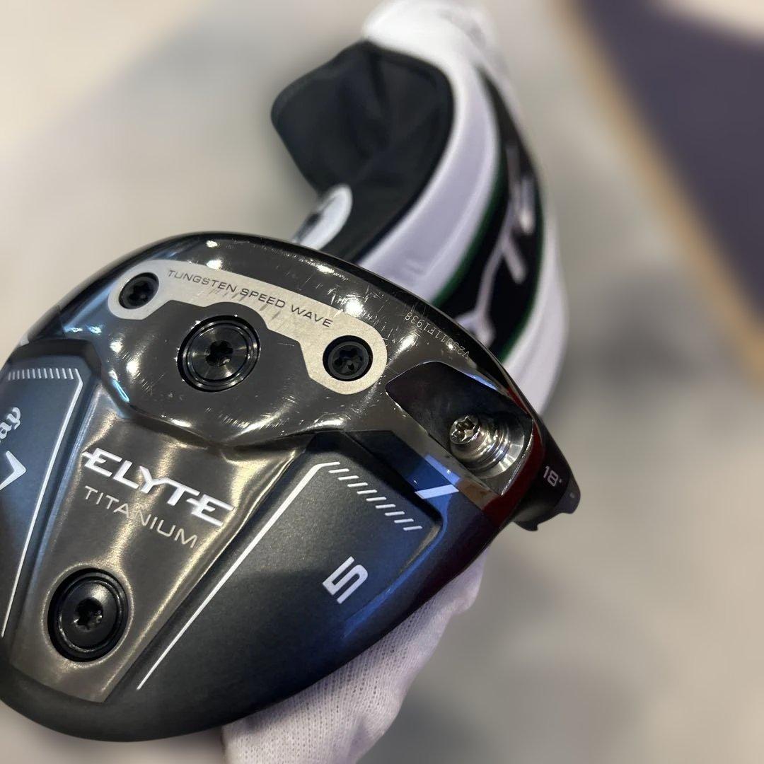 最高の飛距離！高性能！ELYTE TITANIUM 5w ヘッド、ヘッドカバー