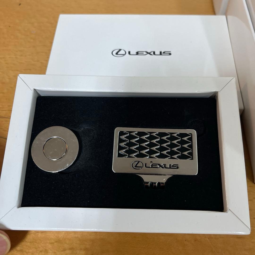 Lexus ゴルフ ボールマーカー+proV1+ボールポーチ　新品未使用