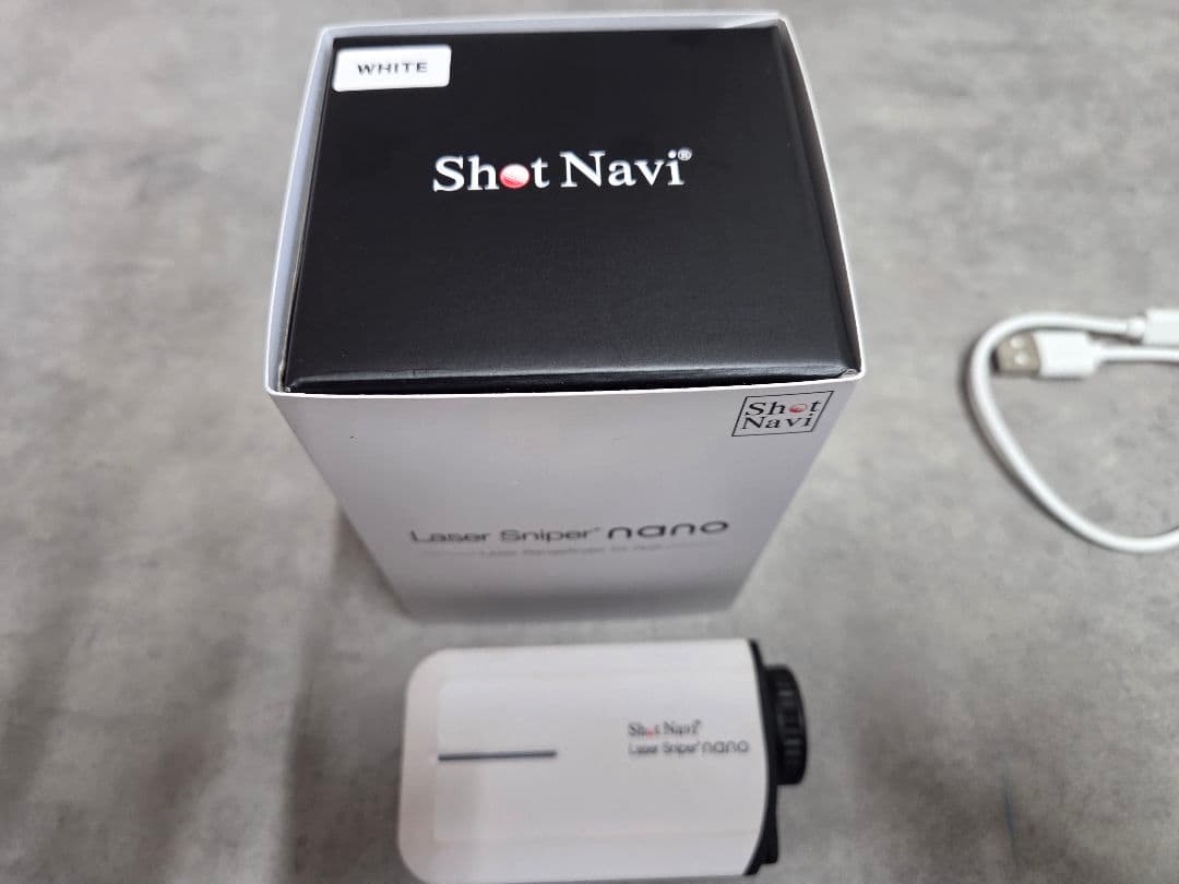 ショットナビ Laser Sniper Nanoホワイト