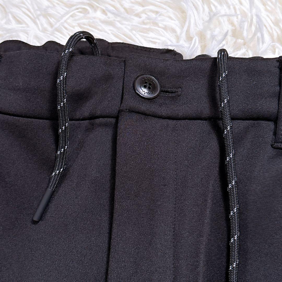 【メンズ XL⭐️美品】ナノユニバースゴルフ　パンツ　黒　大きめ