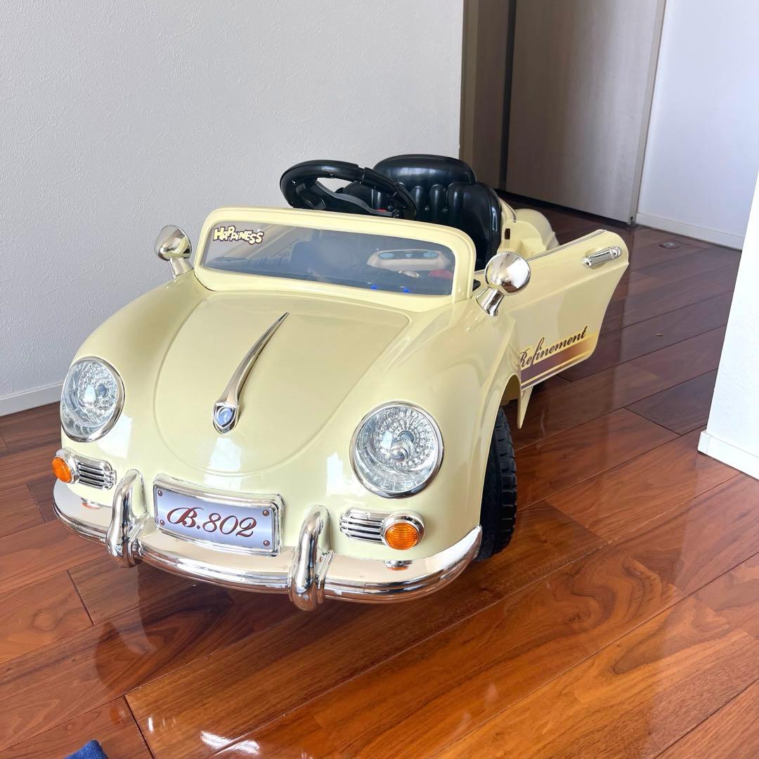 乗物玩具 乗用ラジコン　ポルシェタイプ　レトロ　結婚式　リングボーイリングガール