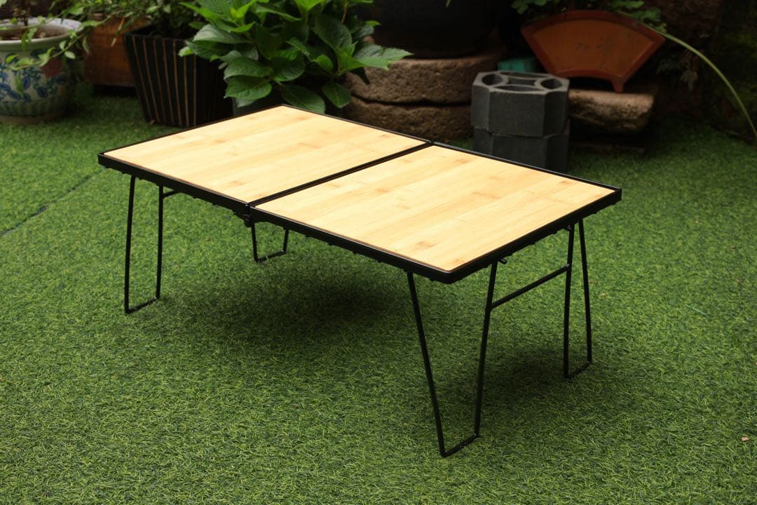 フィールドラック 3個セット 二度階折り畳み式 ハーフ天板2枚付きコンパクト収納