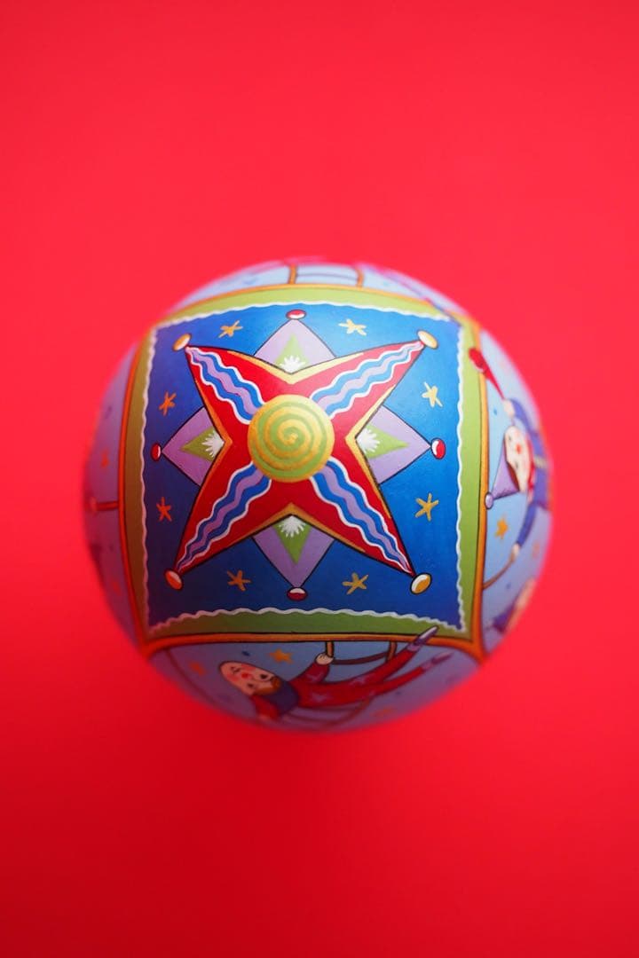 ロシア雑貨☆エッグオーナメント ロシアのサーカスH18cmオリガ作マトリョーシカ