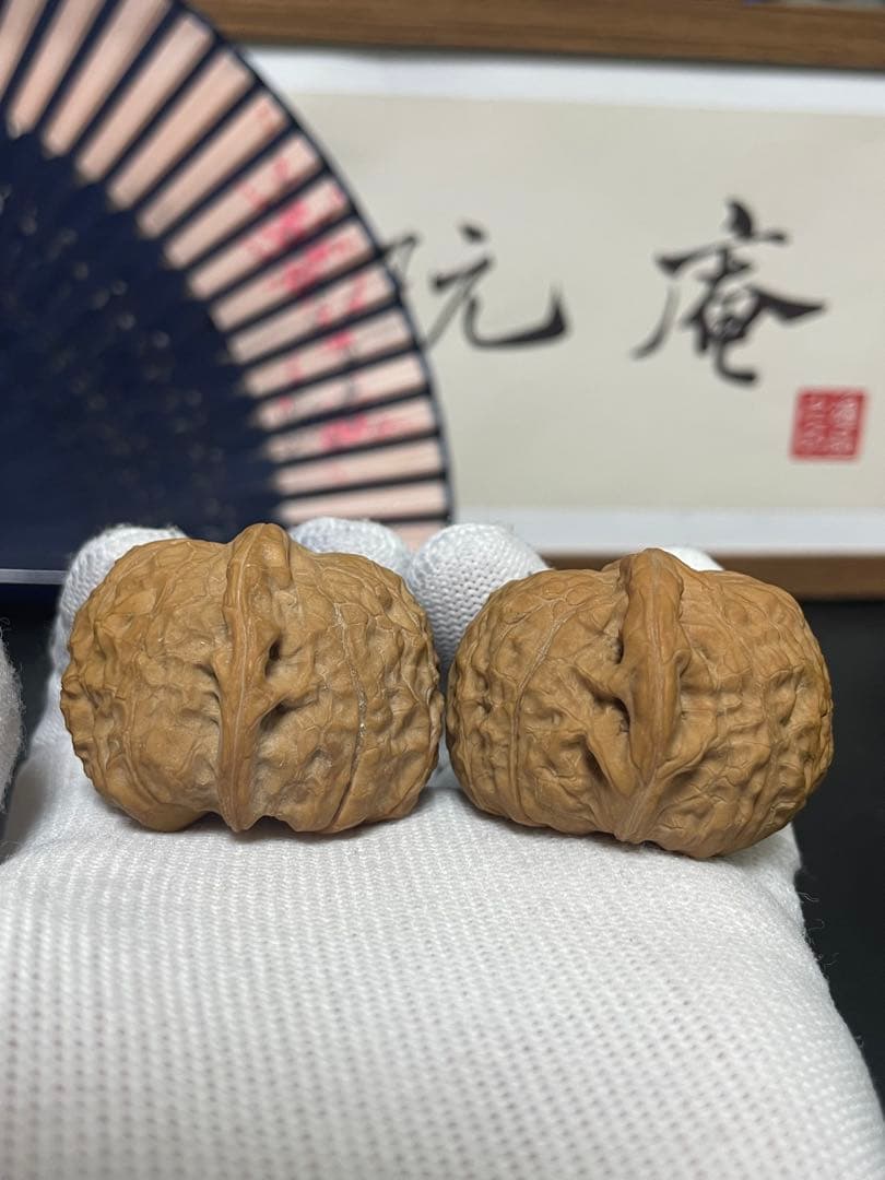❤️新入荷❤️No.648❤️文玩くるみ（文玩核桃） 精配南瓜墩