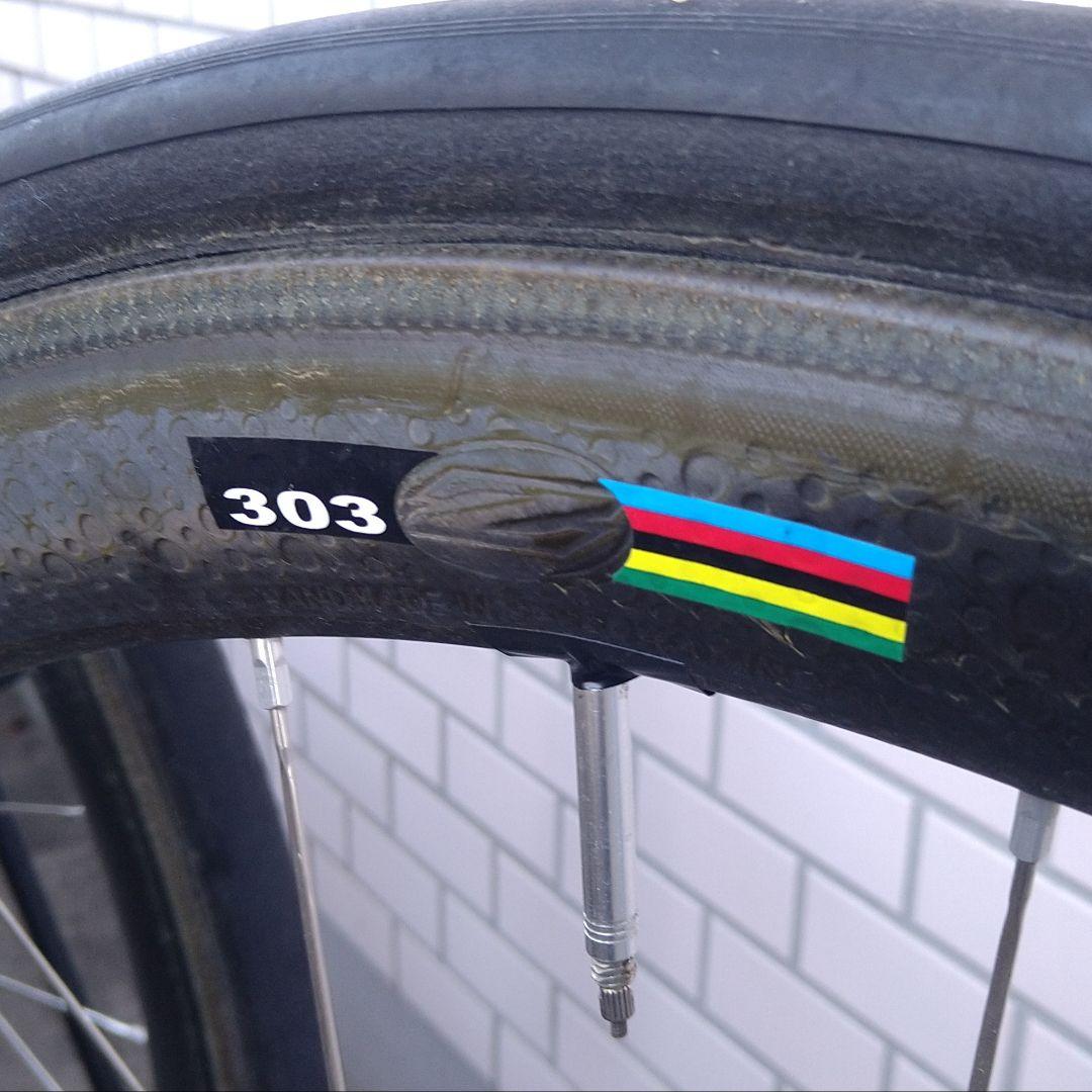 ZIPP 303 チューブラーホイールセット中古品