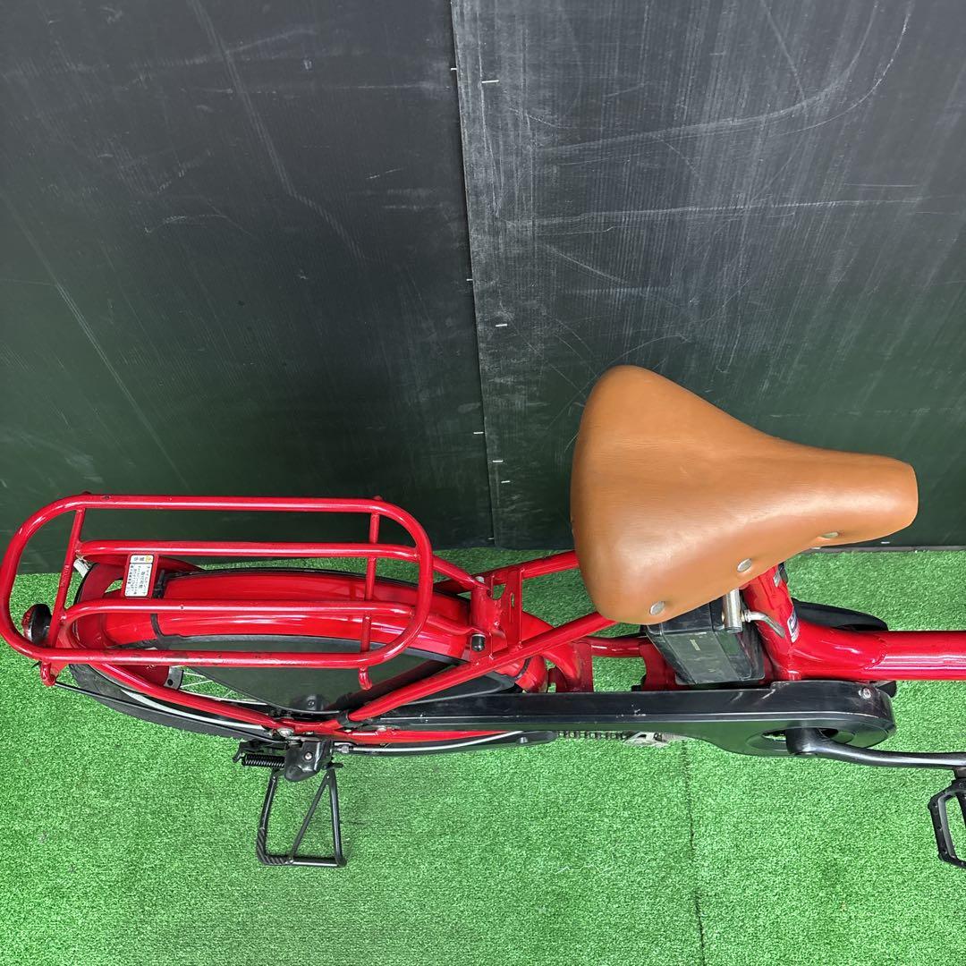 電動自転車 YAMAHA PAS Babby レッド 3人乗り対応　57