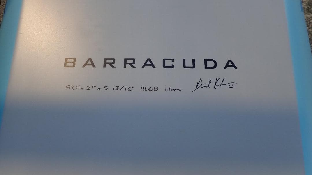 サーフィン・ボディボード KALAMA Foil board BARRACUDA 8'00\"(111L)