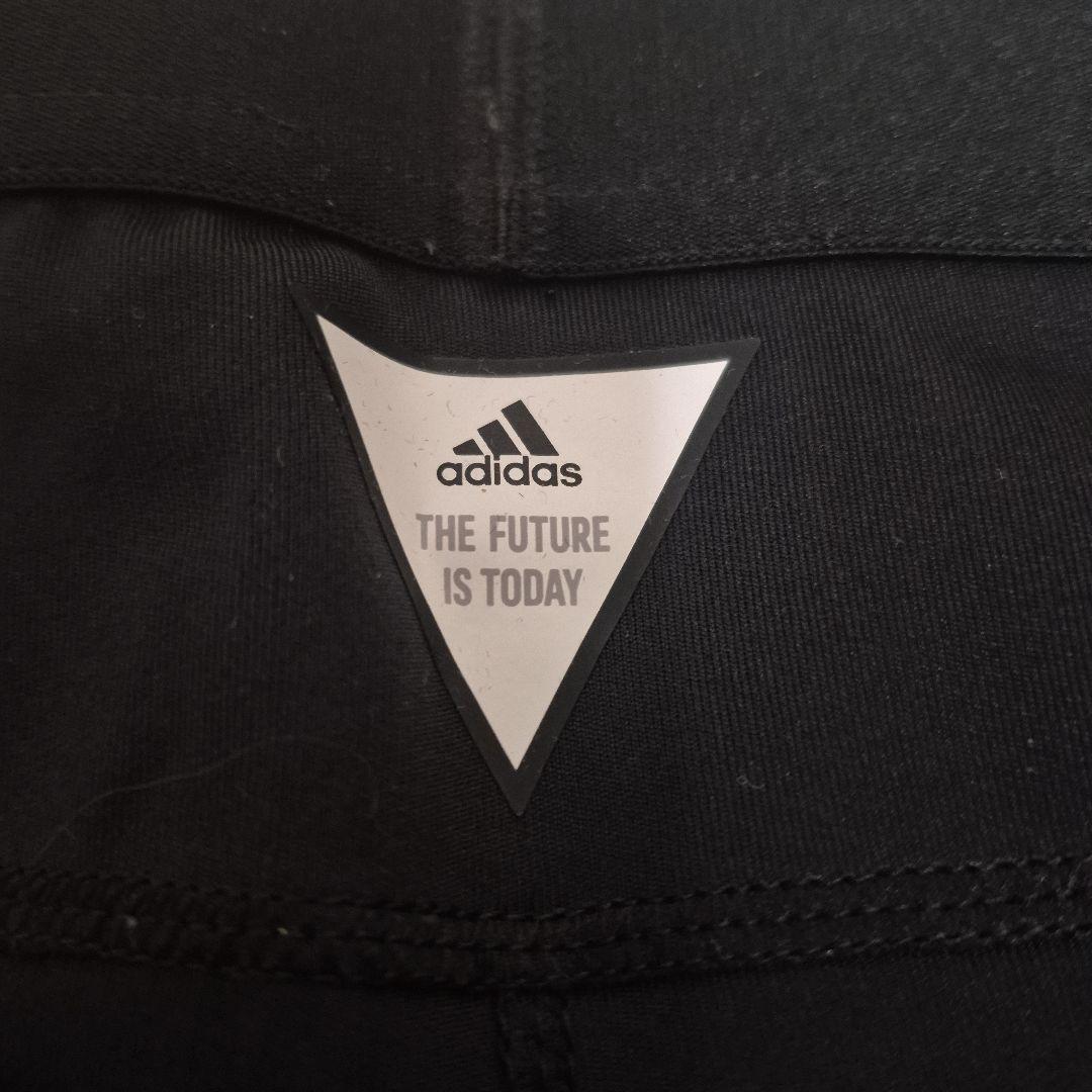 adidas ブラックジャージ上下セット J/S