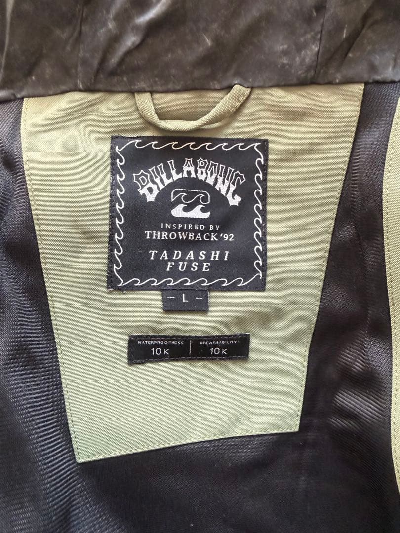 BILLABONG スノーボードジャケット L TADASHIFUSEモデル