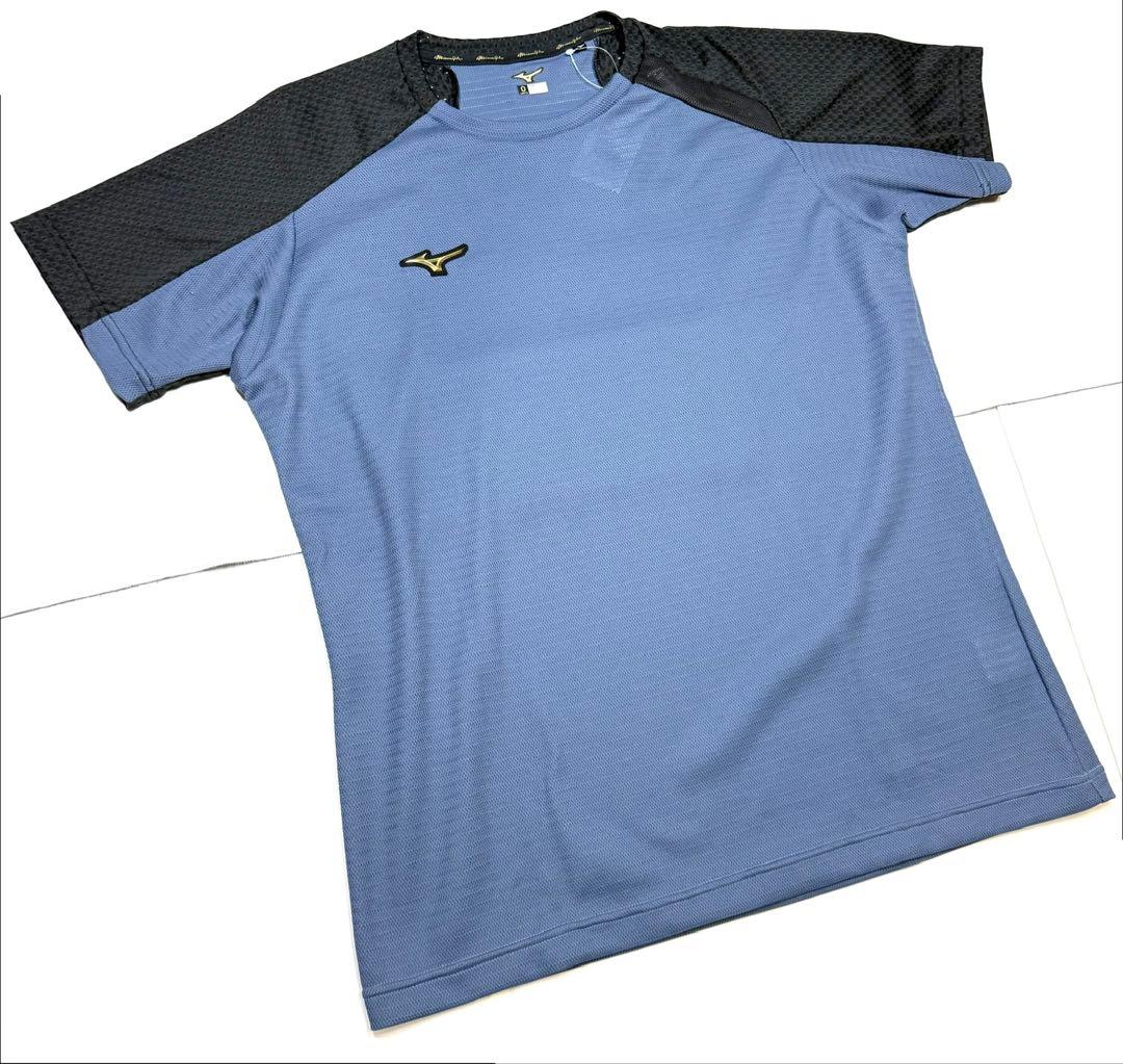 【ミズノプロ】 直営店限定 クーリングTシャツO インディゴ 12JACT82