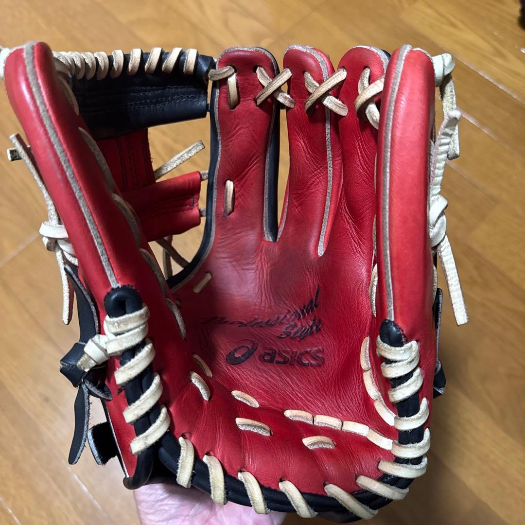 ASICS 軟式グローブ 内野用　大人用　即使用可能