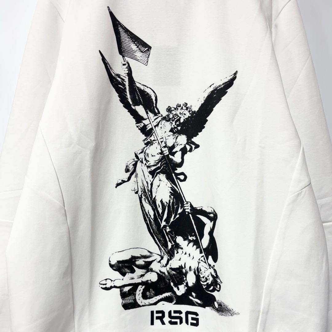 ラッセルノ ゴルフ エンジェル クルーネック プルオーバー ホワイト 2XL