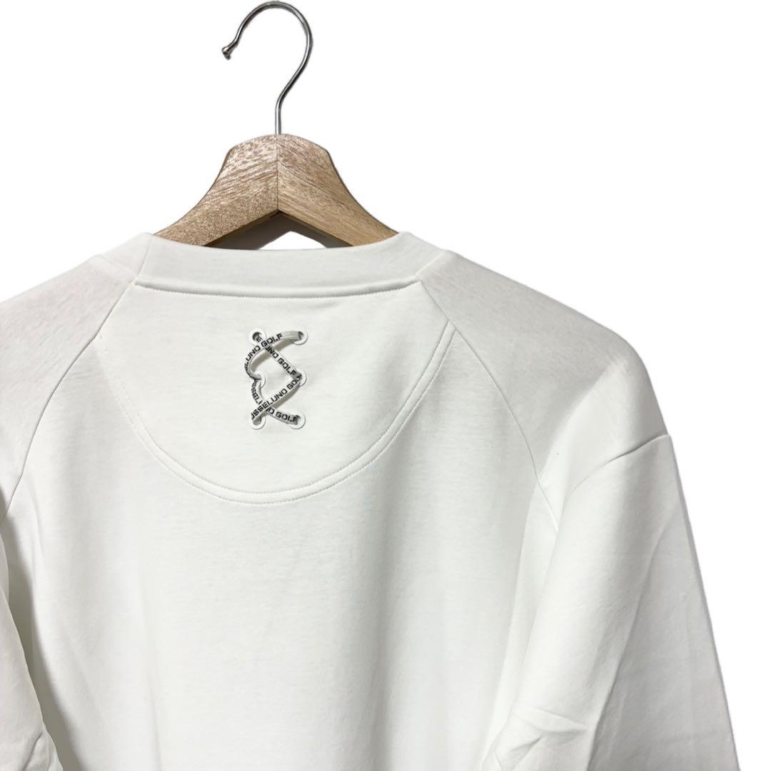 ラッセルノ ゴルフ エンジェル クルーネック プルオーバー ホワイト 2XL