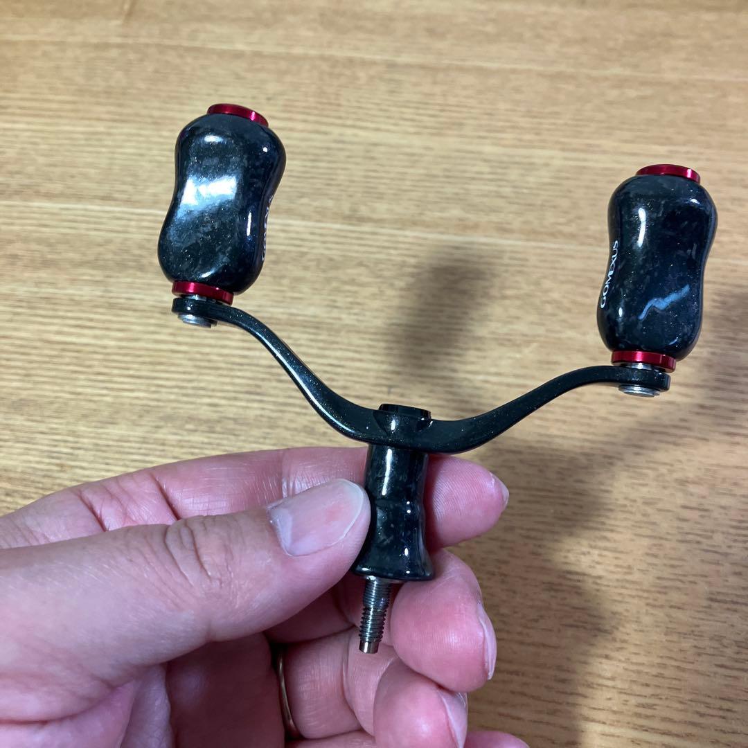 極上美品　ゴメクサス　鍛造カーボン　82mmダブルハンドル　シマノ
