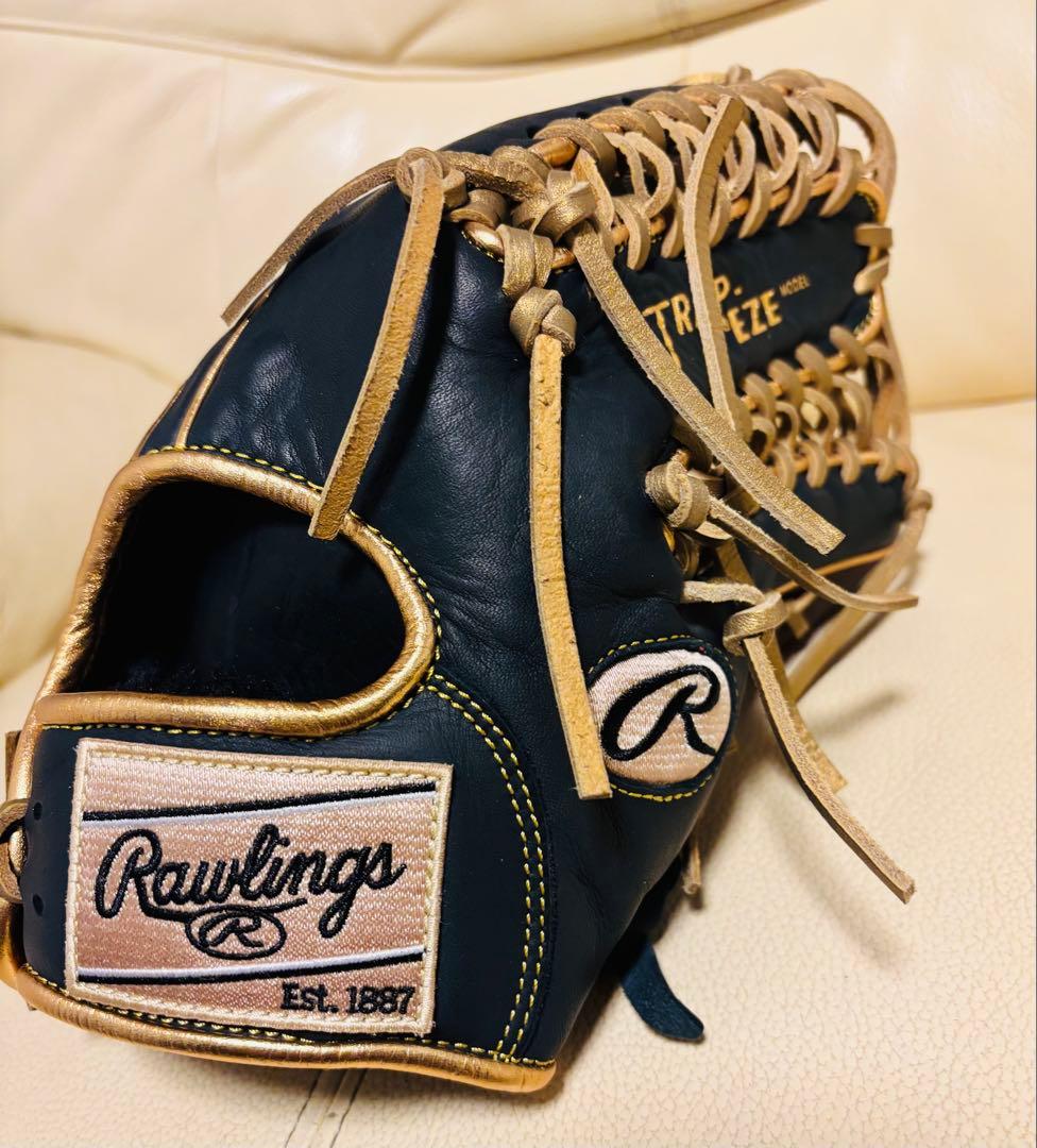 ローリングス 軟式オールラウンド用　MLBモデル　型付け済み