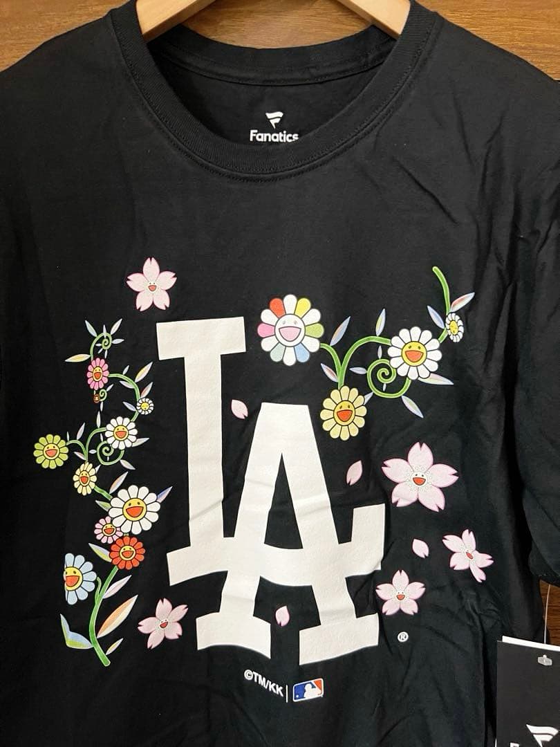 限定完売品 ドジャース 村上隆 特別コラボ Tシャツ サイズM ブラック