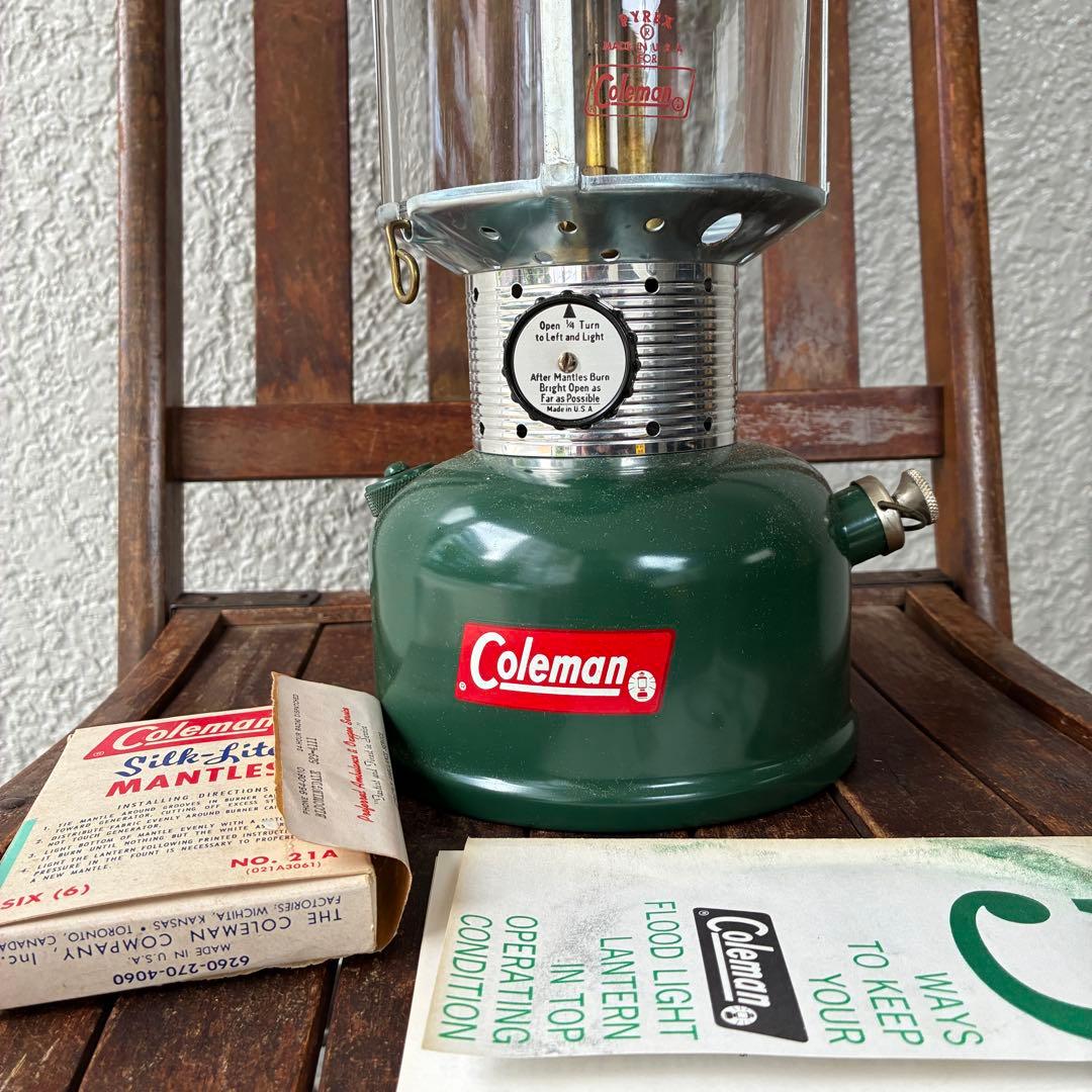 箱付き美品！60s Colemanコールマン220F ランタンUSAヴィンテージ