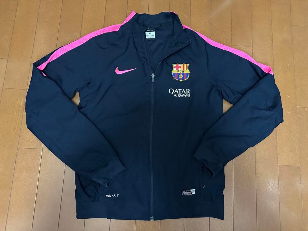 チェBarcelona Nike ジャージ セットアップ ネイビーピンク