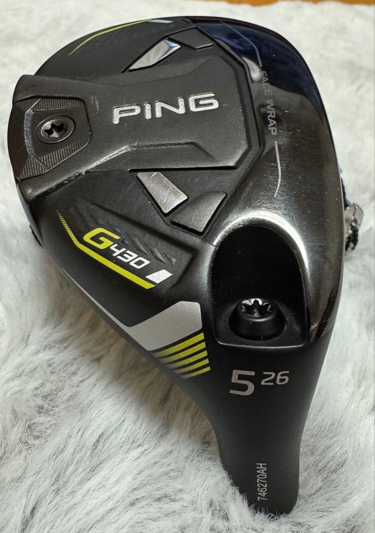 PING G430 5U(26度)ヘッド単品 カバー付き