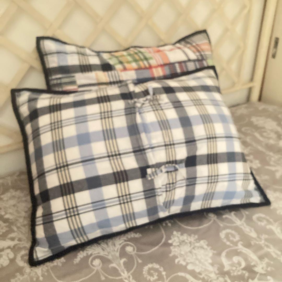 Pottery Barn ポッタリーバーン枕カバー1￼枚　パッチワークキルト新品