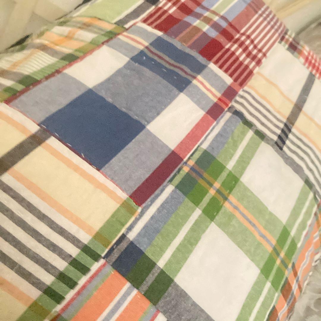 Pottery Barn ポッタリーバーン枕カバー1￼枚　パッチワークキルト新品