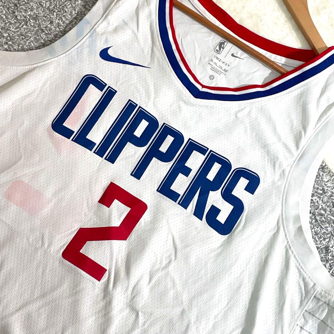 NBA　カワイ・レナード　ユニフォーム　クリッパーズ　ナイキ　白　XXL