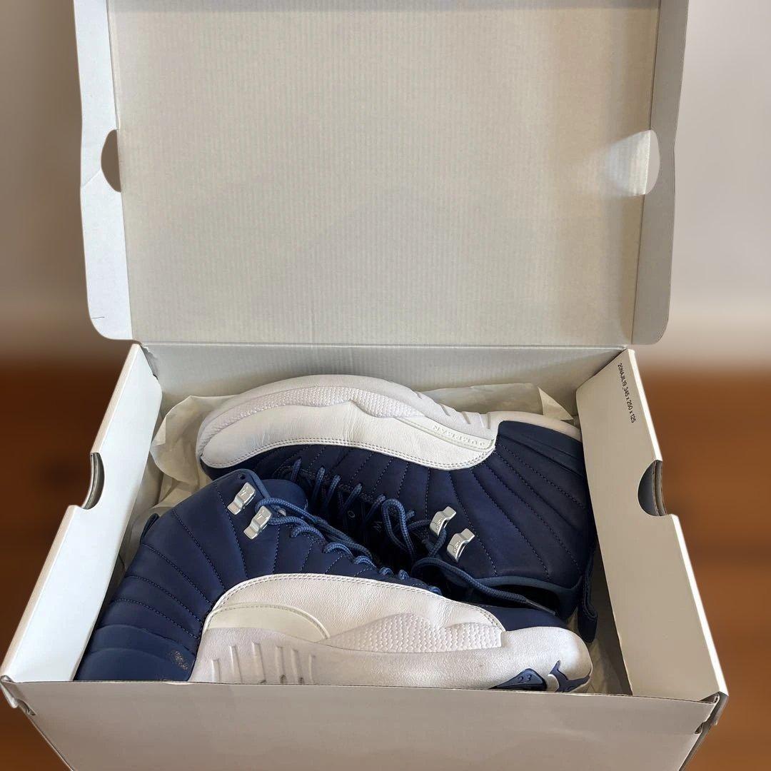 けんじ　Jordan バスケットボールシューズ ネイビー/ホワイト