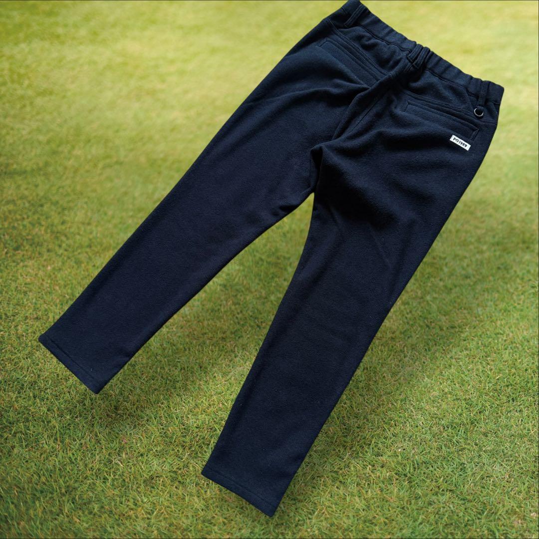 現行モデル　極美品　起毛　パーリーゲイツ　パンツ　M〜L相当　紺　ネイビー 4