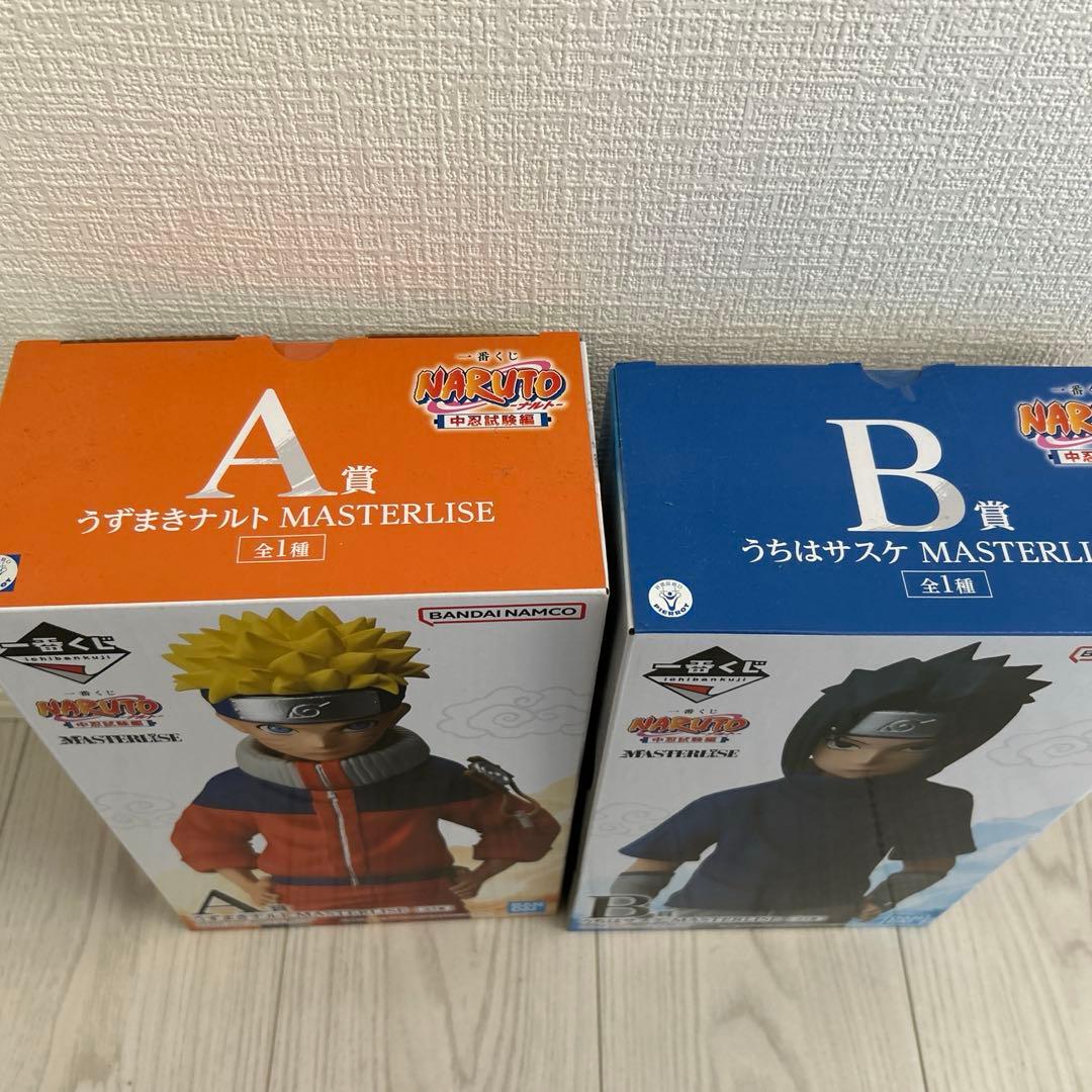 NARUTO 一番くじ 中忍試験 A賞B賞 ナルト サスケ