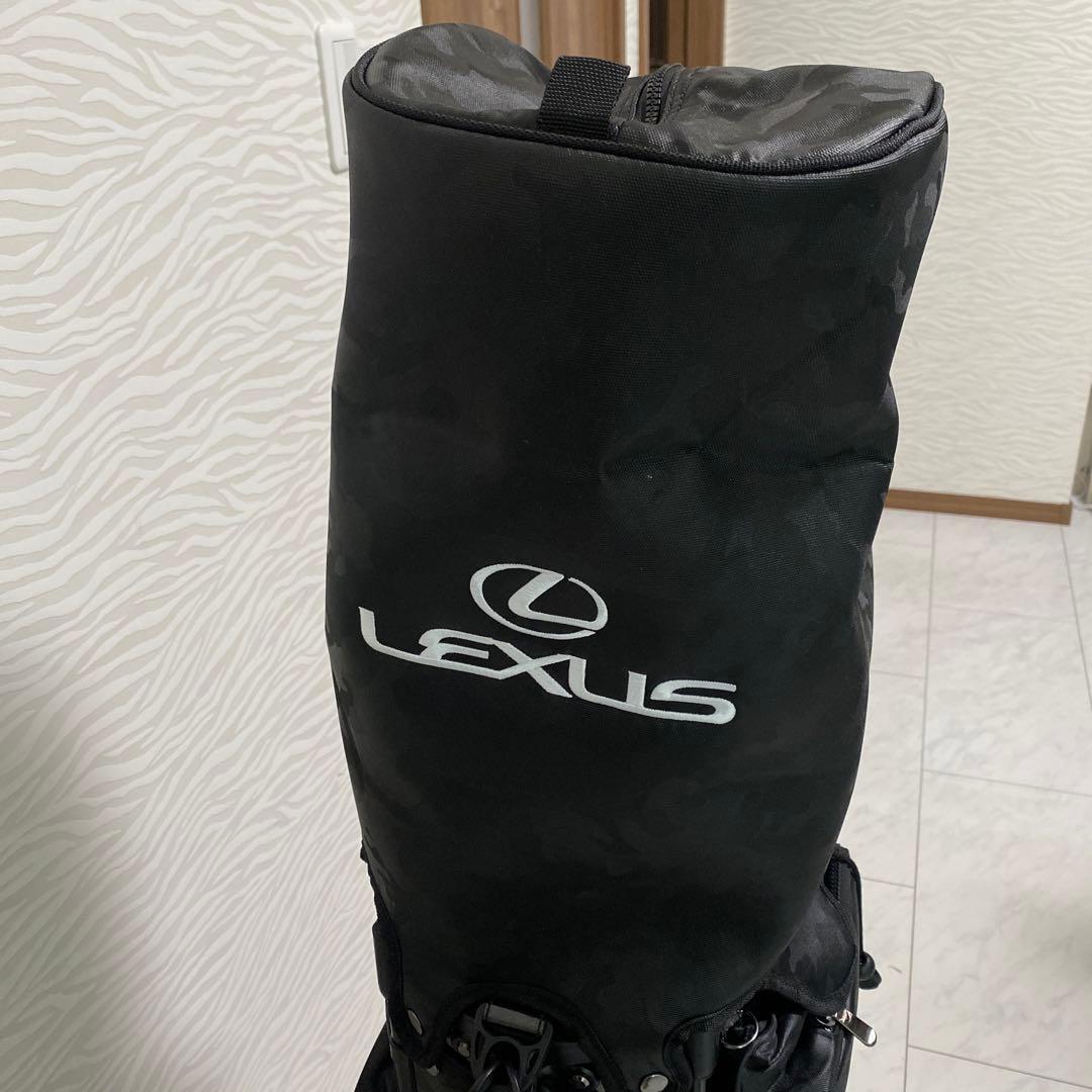 Lexus キャディバッグ ブラックカモフラージュ