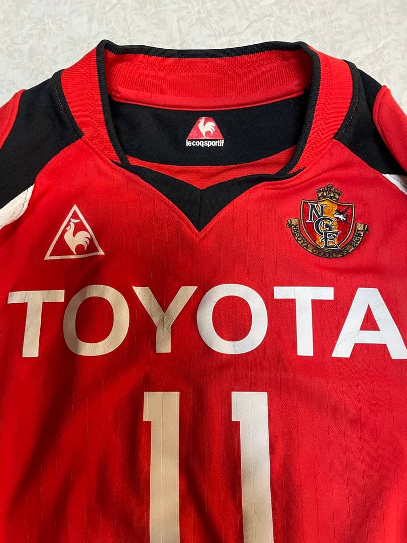 サッカー　ジュニア　名古屋グランパス　サイン入り公式ユニフォーム　玉田圭司選手