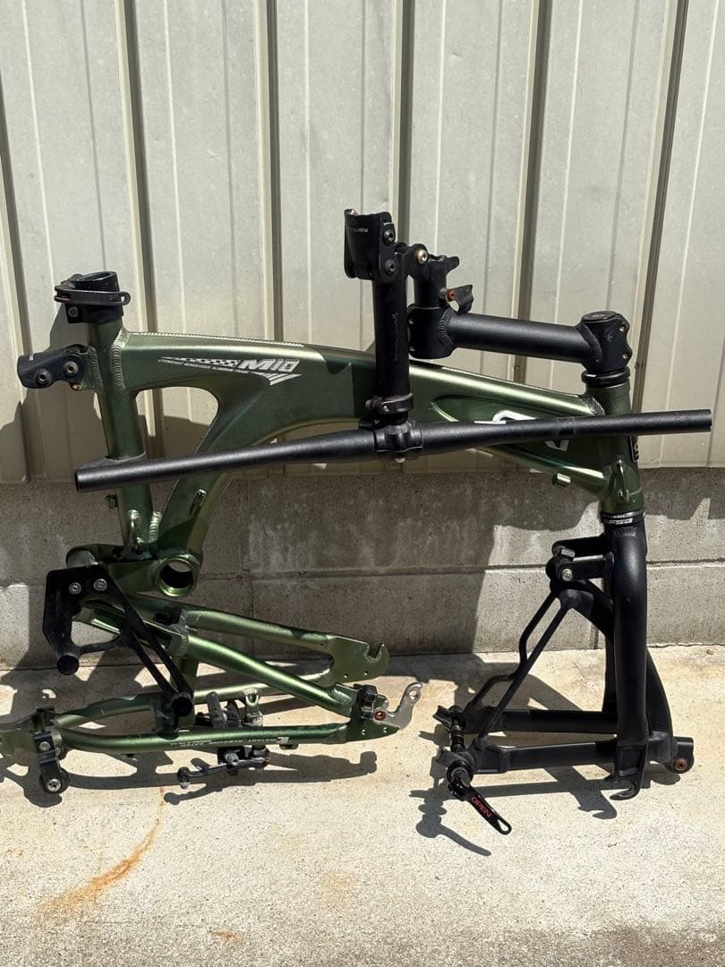ori bike オリバイク　M10 折り畳み自転車フレームセット　おまけ付き