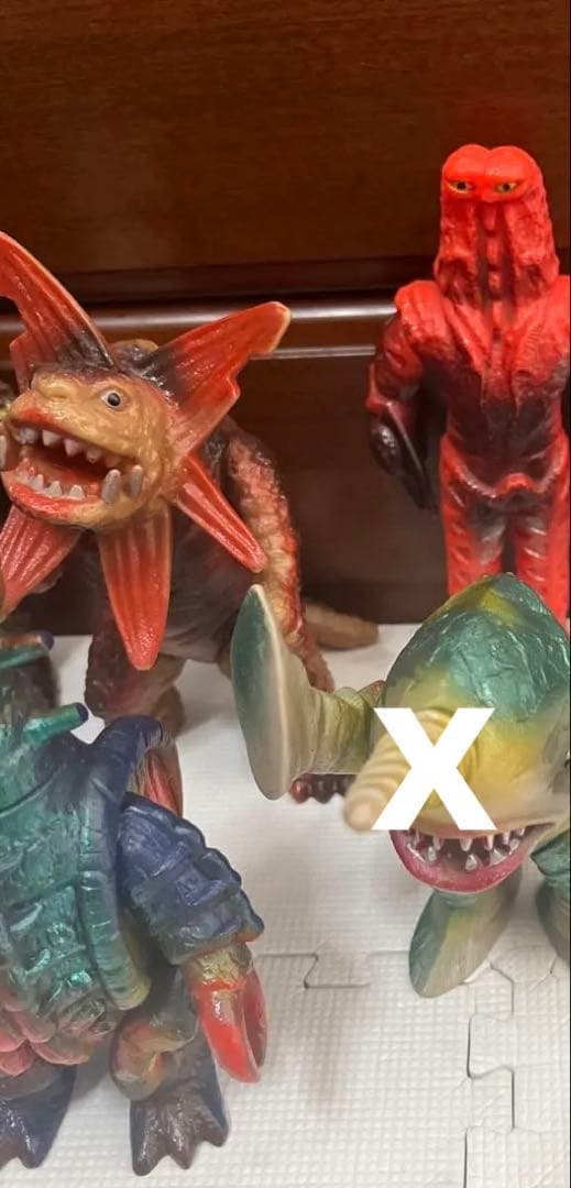 ポピー怪獣足製5体ソフビ